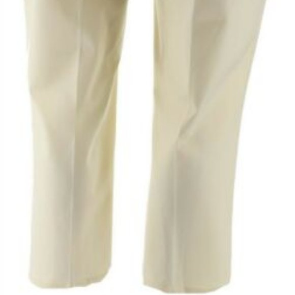 NWT ISAAC MIZRAHI STRETCH PULL-ON ANKLE PANTS 28W - Picture 7 of 11